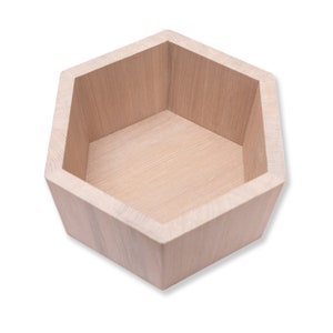 Hexagon shelves light OAK Honeycomb Shelves Wall Shelves Wall MINI panels slats