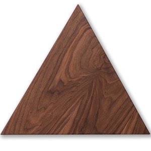 Wooden triangles Wood Panels -Wooden Interior Decorative Slats Wall Panels AMERICAN WALNUT WOOD