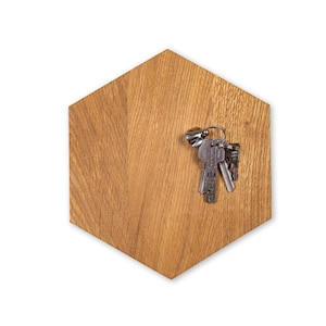 New ! Wooden magnetic Panels Wooden Interior Decorative Slats Wall Panels hexagons honeycomb OAK WOOD