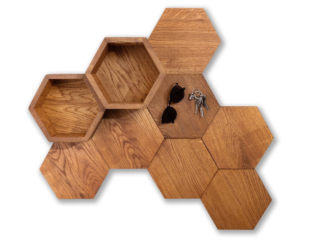 3D Composition Shelves Decor Wall Art Wooden Panels -wooden Interior ...