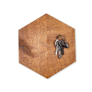 New ! Wooden magnetic Panels Wooden Interior Decorative Slats Wall Panels hexagons honeycomb OAK WOOD