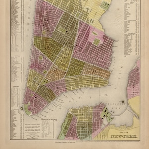 New York City Atlas circa 1835