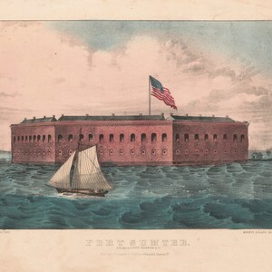 Fort Sumter Charleston South Carolina 1860