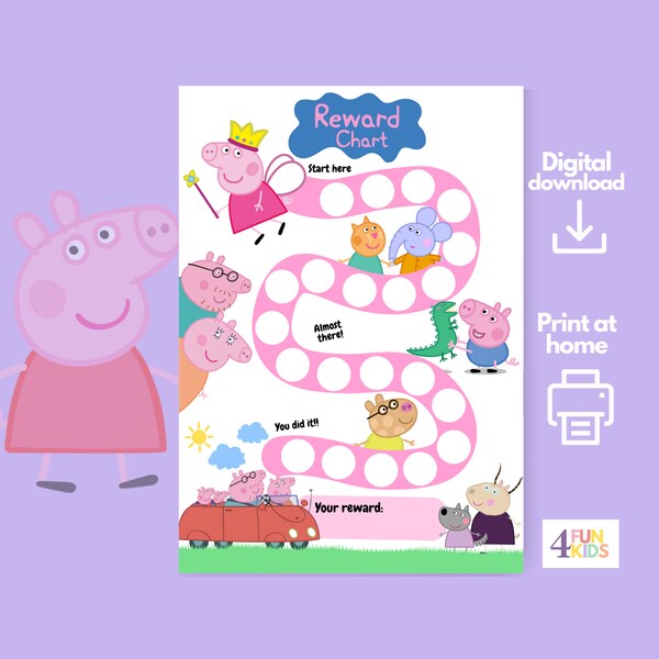 Peppa Pig Stickers - Etsy