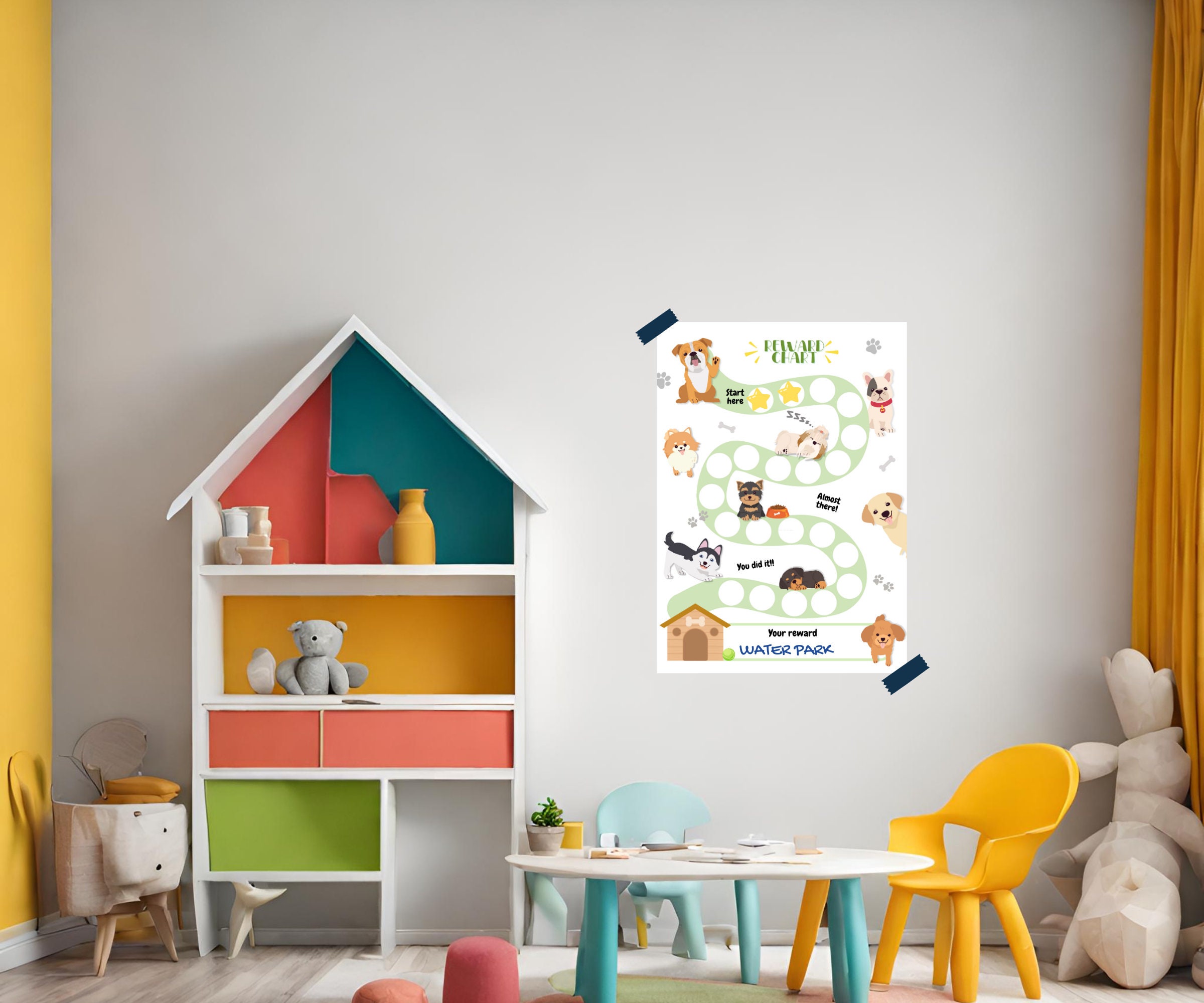 Puppy Reward Chart for Kids – Dog Behavior Tracker (digital Download ...