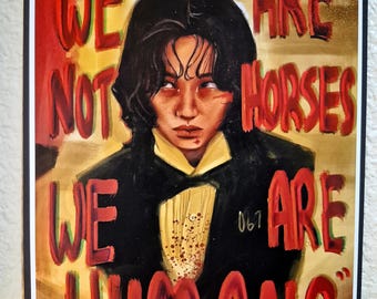 Sae Byeok squid games art print player 067