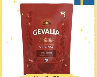 Gevalia Snabbkaffe 200g (7,05 uncji) | Szwedzka kawa rozpuszczalna | Mieszanka najwyższej jakości arabiki i Robusty | Bogaty, pełny smak