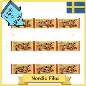 10 pcs x Cloetta Kexchoklad Chocolate Bar 60g Authentic Swedish Chocolate Delight! Taste the Tradition of Sweden Shipped Worldwide
