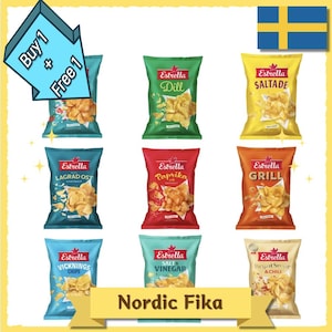 2 Pcs x Swedish Chips/Estrella 275g DiscoverEstrella’s Chip Selection/Find Your New Favorite!