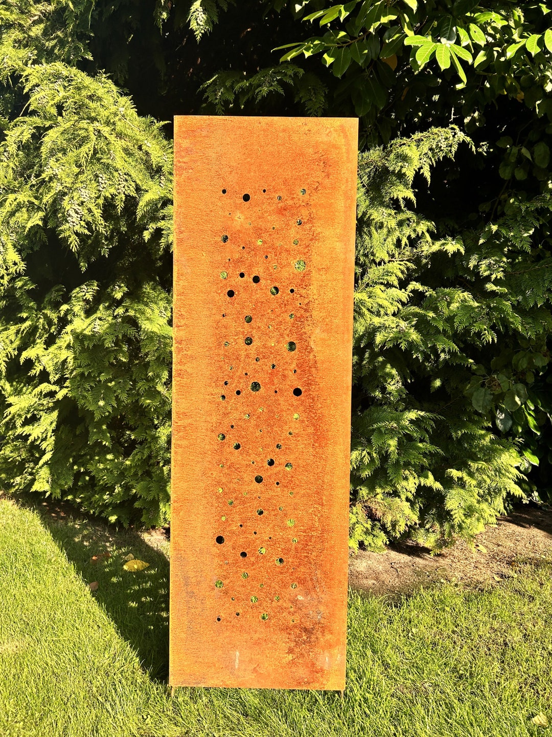 Edelrost Garten Sichtschutz, Wand, Rost, Sichtschutzwand Metall 160x50