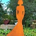Edelrost Figur Dame, Gartendeko, Frau, steckbar, Gartendeko, rost, Deko