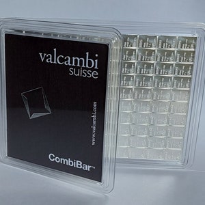 Valcambi Suisse .999 Fine Silver Bars (Different Weight Variations Available)
