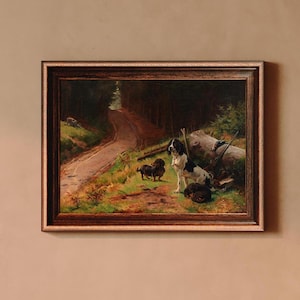 Hunting Dogs Waiting