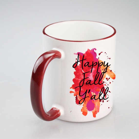 Sublimation Blank,bright White,11oz Purplish Red Color Handle Mug, Custom  Drinkware Mugs,perfect Gift, - Etsy