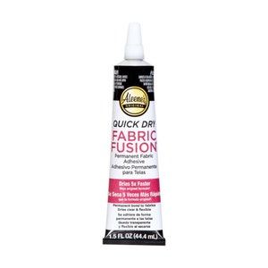 Craft Adhesive: Aleene's® Quick Dry Fabric Fusion 1.5 fl. oz.| Permanent Fabric Glue