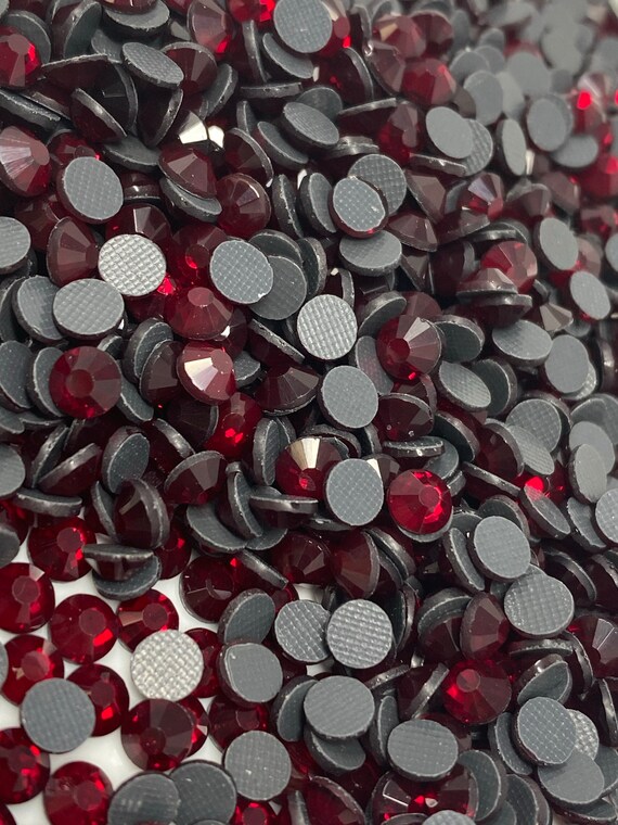 Crimson Hot Fix Rhinestones, Wholesale Loose Crystal, SS16, SS20, SS30,  Great for Jewelry Making, Diy Projects, Embellishments, Bling. 