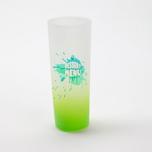 3oz “Green” Frosted Shot Glass, Blank Shot Glass for Sublimation, Customizable Frosted Shot Glass, Dye-Sub Blank for DIY Gifts