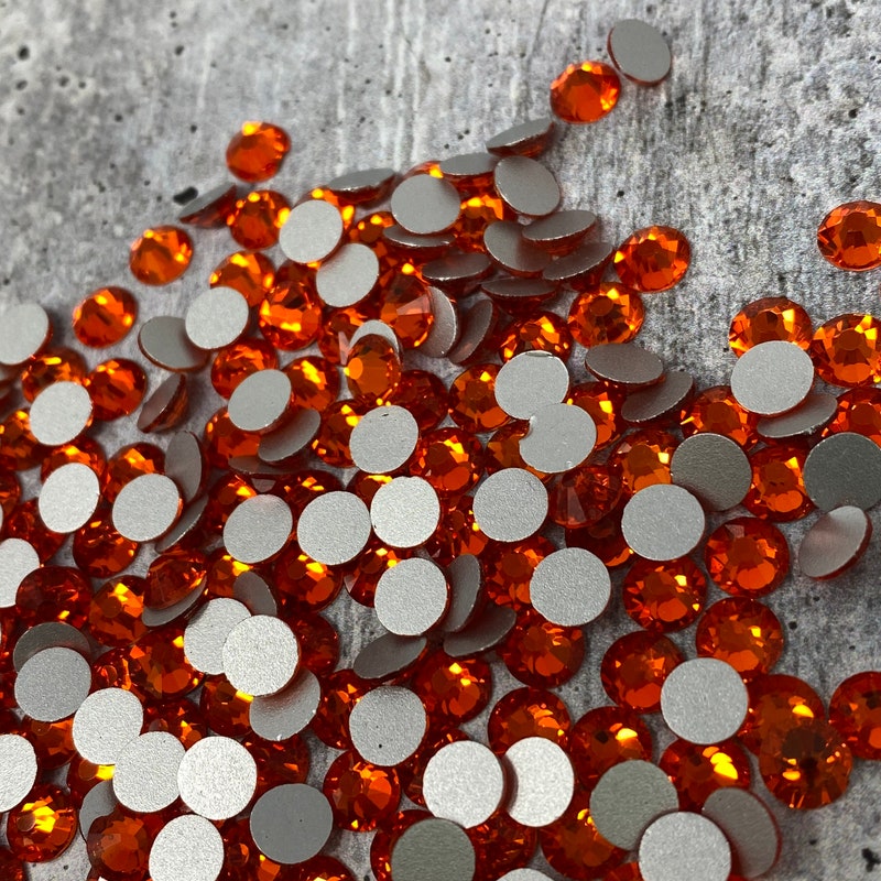 Orange Rhinestone - Etsy