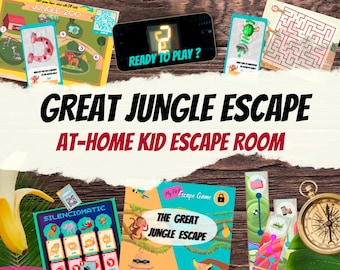 Kit de escape de la jungla: Safari familiar (imprimible)