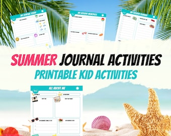 Diario infantil de verano: Planificador de actividades para las vacaciones (PDF)