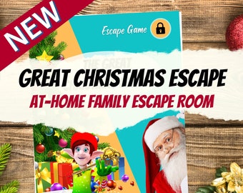 Juego de escape navideño: Diversión familiar imprimible (Descarga digital)