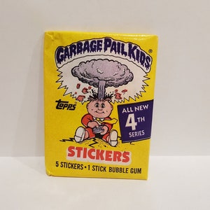 Unopened pack of Vintage 1986 Series 4 Garbage Pail Kids