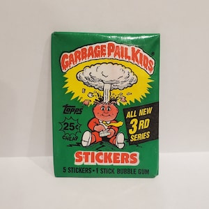 1986 Series 3 Garbage Pail Kids Unopened wax pack
