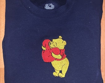 Winnie the Pooh Hugging Heart