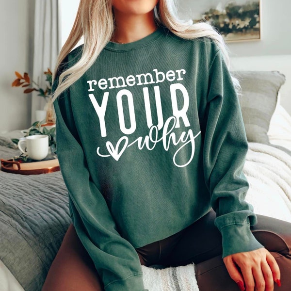 Remember your why SWEATSHIRT