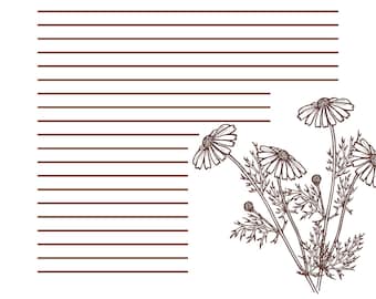 Wildflower-notities, digitale download