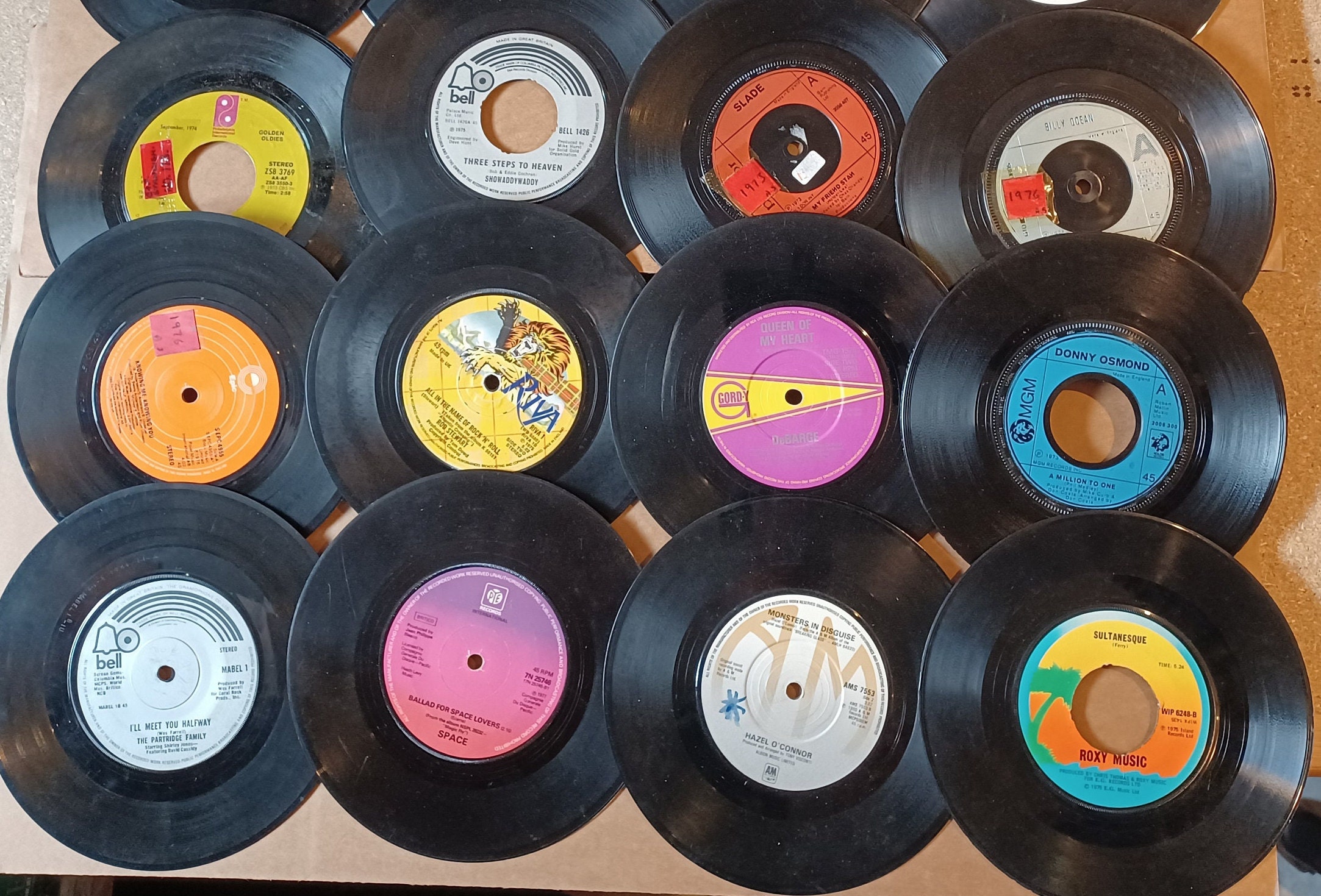Vinyl 7 SINGLES Records Vinyls for DIY or Add to Your Etsy UK