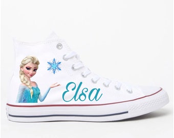 Frozen Personalized Shoes, converse shoes Elsa Frozen, many sizes available,