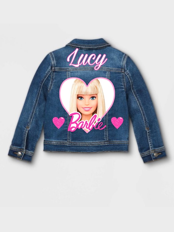 Girl Barbie Jean Jacket Many Size Available Etsy