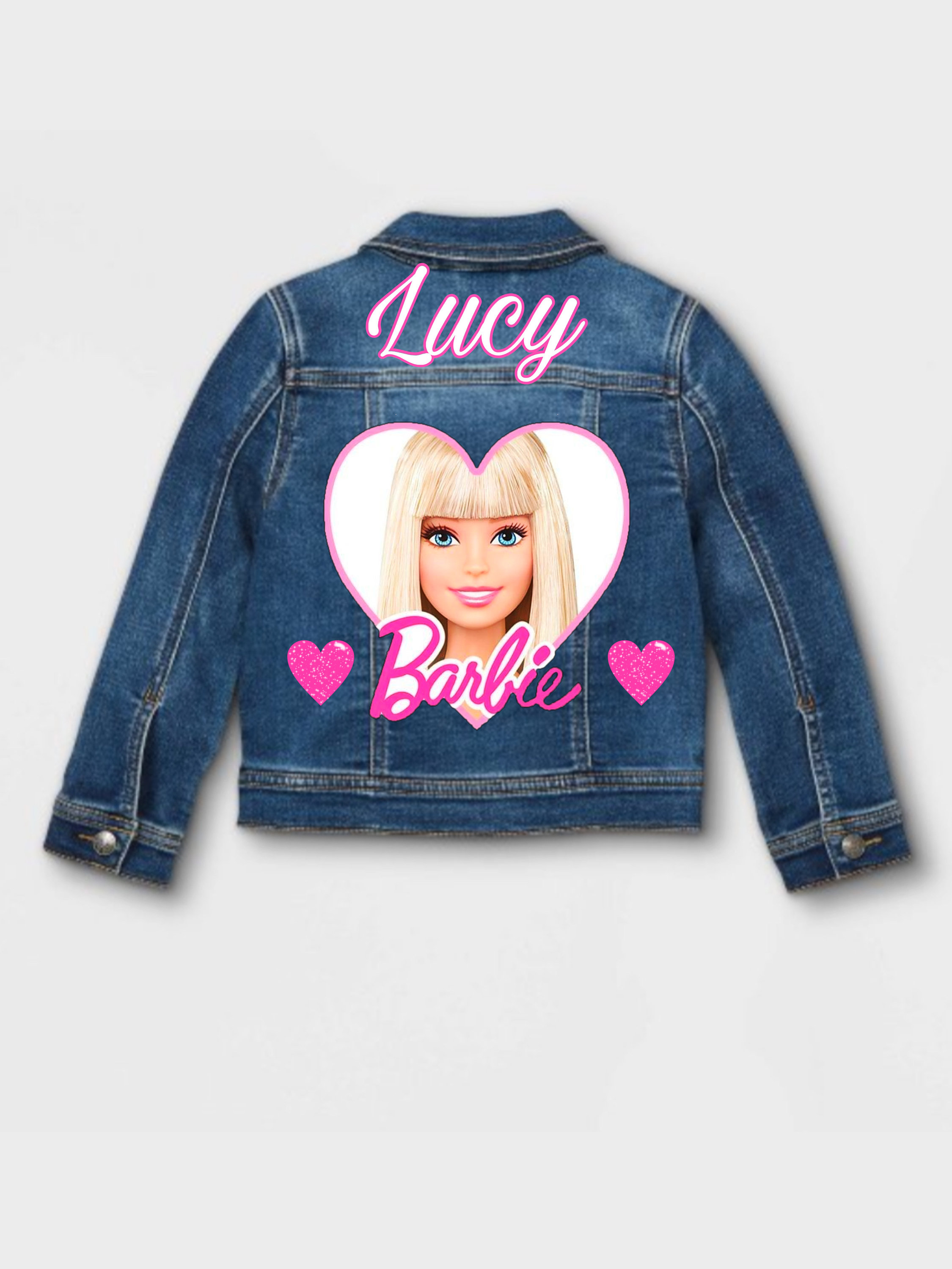 Target barbie jean jacket clearance