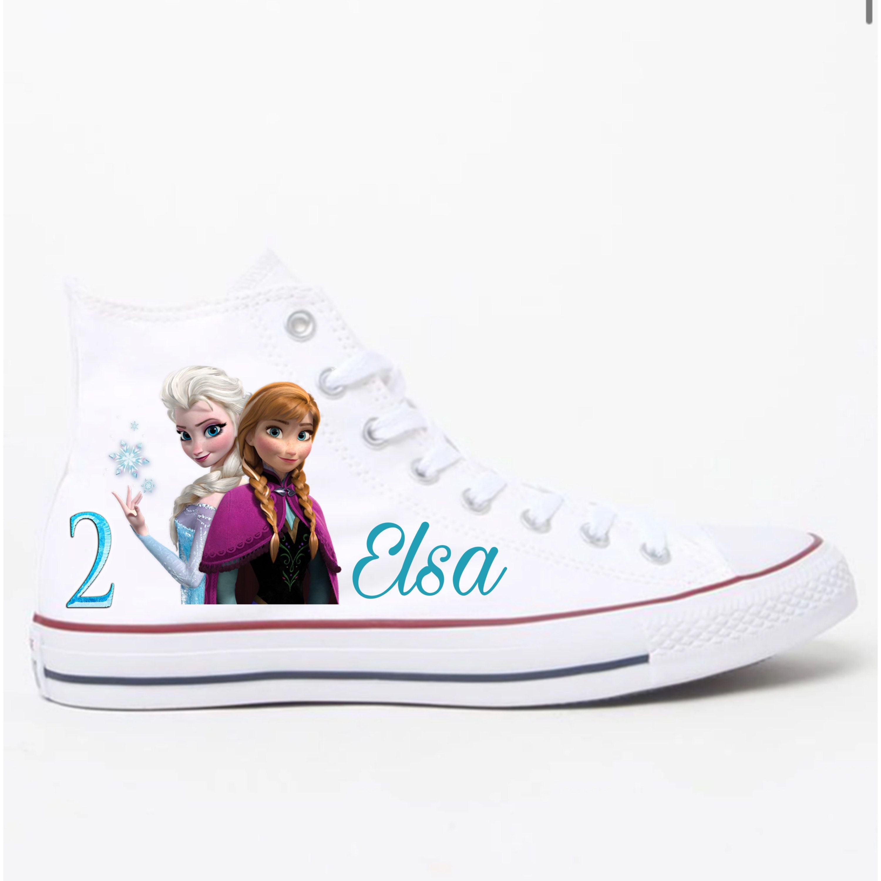 Frozen Shoes Personalized Converse Elsa Ana Many Sizes Available Etsy