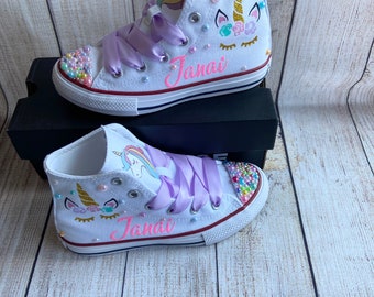 Unicorn converse shoes, many size available