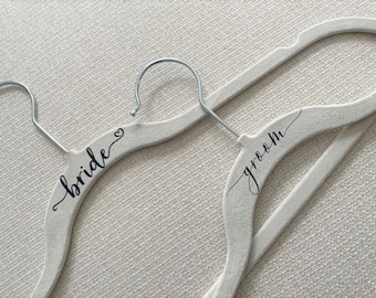 Personalized Velvet Coat Hangers | Non-slip | Custom Hangers