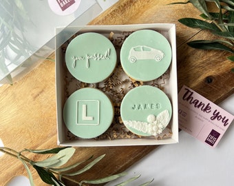 You Passed Cookies | Driving Test | Learner Plate | Personalised Name Cookies | Car Cookies | Passed Test | New Car