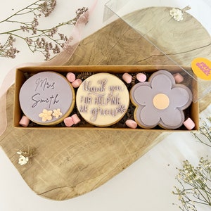 Personalized Teacher Cookie Gift Set - End of Term Thank You