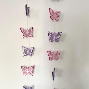 Butterfly garland | Wall hanging | Nursery Wall Decor