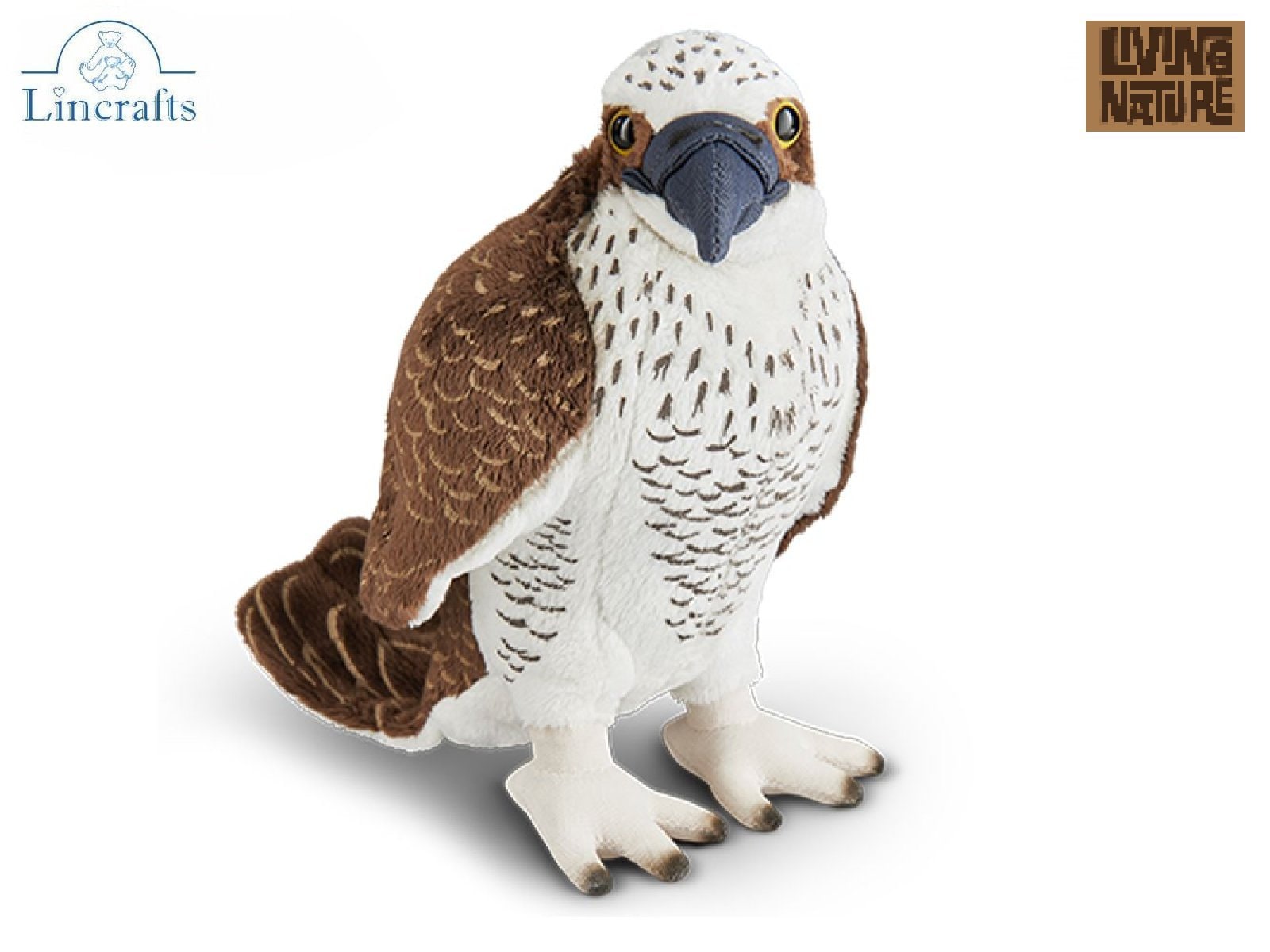 Plush Soft Toy Osprey AN 632 By Living Nature Sold by Lincrafts UK Est. 1993
