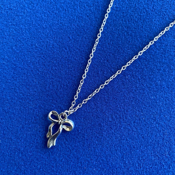 Gracie Abrams Inspired Bow Necklace | Dainty Necklace, Bow Jewellery