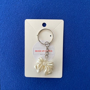 Tassel Mono keyring Faux Leather Mickey 3D KeyChain Bag Charm keychain Gold  