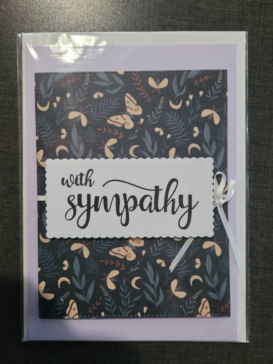 Beautiful Handmade Sympathy Cards. 5x7 Cream Card. Inside Etsy UK