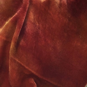 Tomato Hand Dyed Velvet