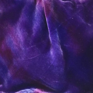 Violet BlueHand Dyed Velvet