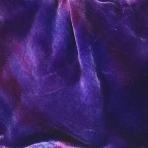 Violet BlueHand Dyed Velvet