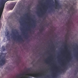 Amethyst Hand Dyed Velvet