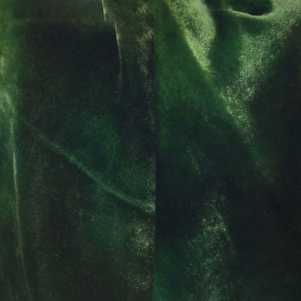 Evergreen Hand Dyed Velvet