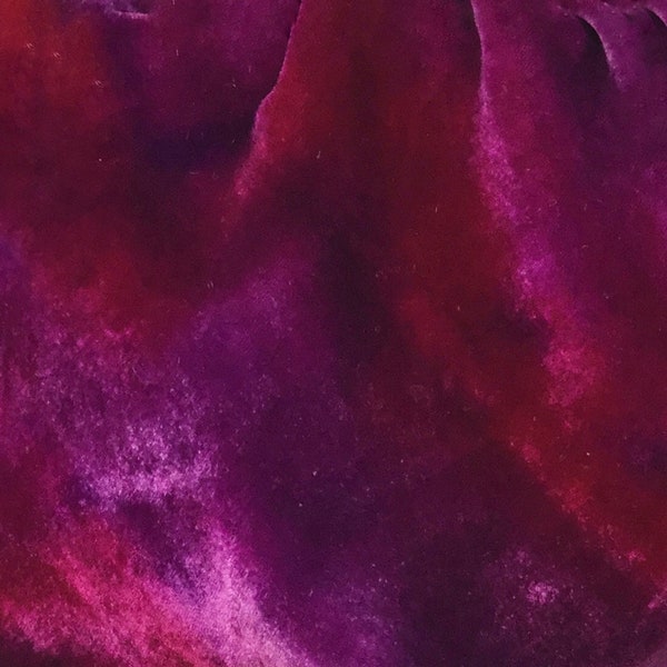 Petunia Hand Dyed Velvet